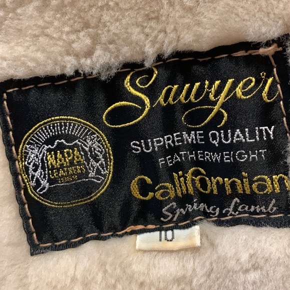 True Vintage Sawyer Jacket buttery Suede and shearling - Picture 3 of 12